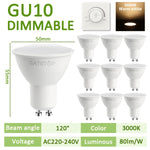 ampoule led gu10 blanc moderne rail éclairage intérieur maison chambre salon projecteur 50w