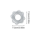support plateau rotatif argenté 360 degrés rotation moderne pouces