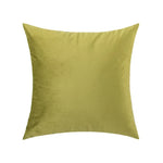 coussins décoratifs modernes nordique vert olive motif plissé texture polyester 45x45cm