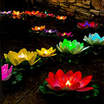 fleurs lotus flottantes artificielles multicolores décoration intérieure piscine réservoir anniversaire fête
