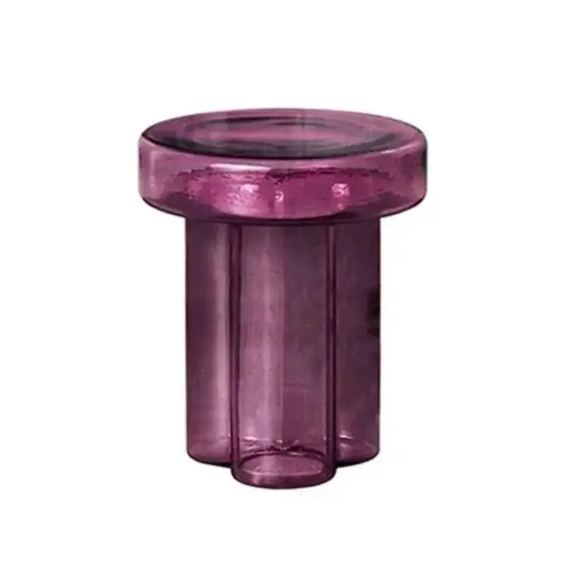 table d'appoint ronde moderne bois pierre couleur verte bleue transparente