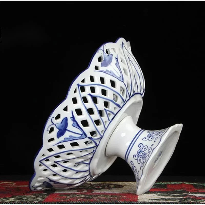 Assiette à fruits ronde en céramique design vintage