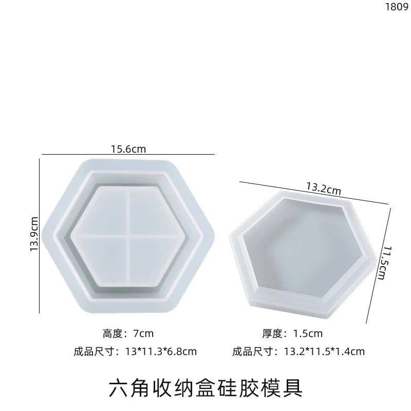 cache plante hexagonal transparent violet vert bleu blanc moderne minimaliste silicone bricolage fleur rangement