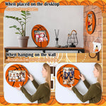 cadres photo moderne basketball orange clips 4x6 noir bois sportifs