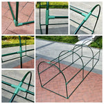 connecteurs support plantes vert plastique serre jardin accessoires bricolage jardinage structure robuste fixe