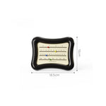 calendrier mural moderne colorées mois jours adhésif opaque plastique noir beige