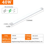 éclairage led barre 60cm 90cm 120cm blanc moderne lisse 180deg 30000h