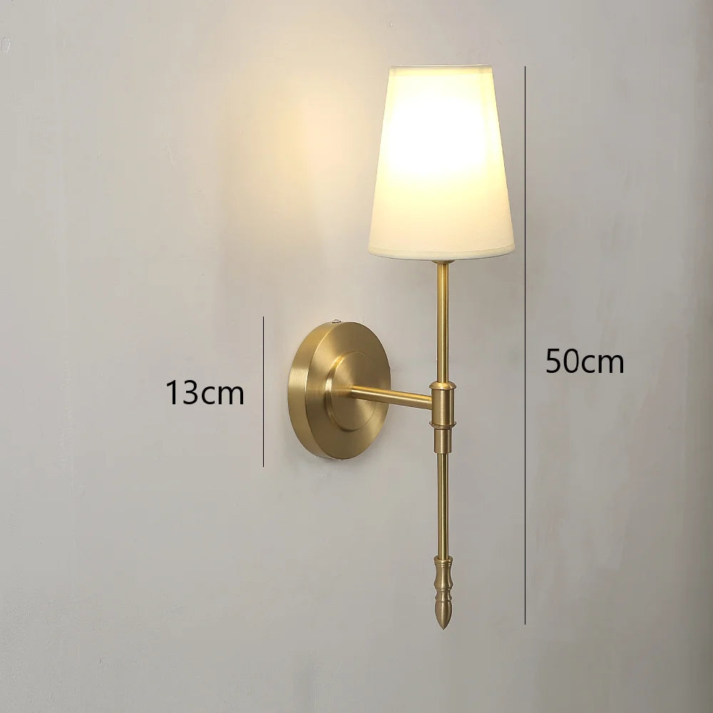 appliques murales modernes abat jour tissu led or blanc gris bleu jaune minimaliste fixées