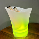 seau glace lumineux enceinte bluetooth blanc violet bleu vert orange moderne festival