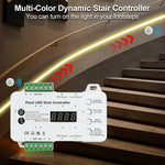 contrôleur éclairage led escalier câble sensibilité jour clips moderne visserie