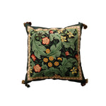 housse coussin velours motif végétal bohème chic carré decoratif voiture maison