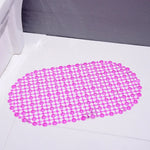tapis bain antidérapant massage ventouse moderne couleur transparent réseau billes salon respectueux environnement