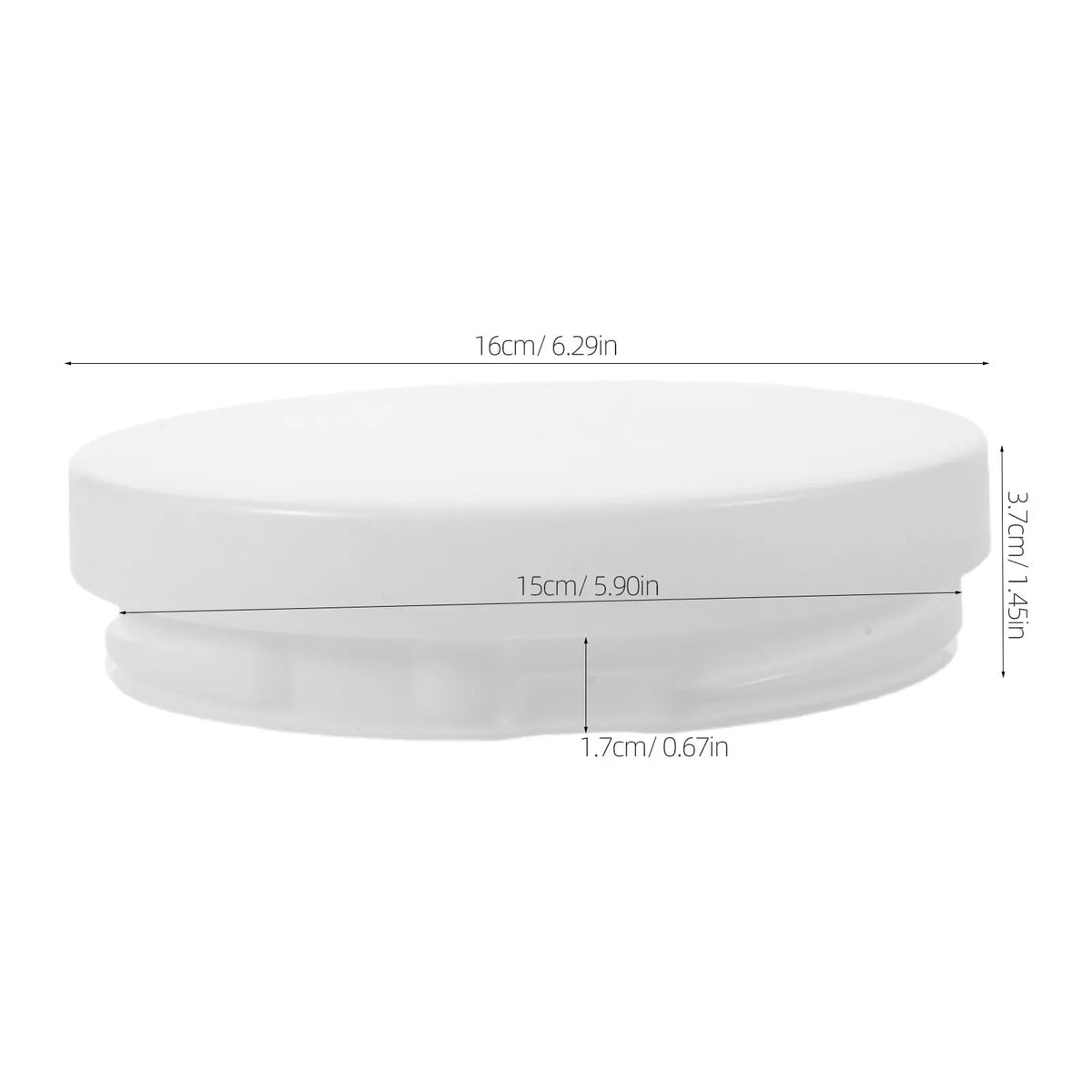 plafonnier led blanc moderne opaque 14.2cm 15cm remplacement lampe lumière douce uniforme