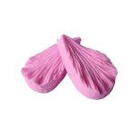 feuilles artificielles silicone vert rose veines plissées decoratives cuisson gâteau artisanal mariage