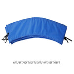 tapis trampoline bleu texture tissée moderne imperméable protection ressortsextérieur 10ft 12ft 14ft