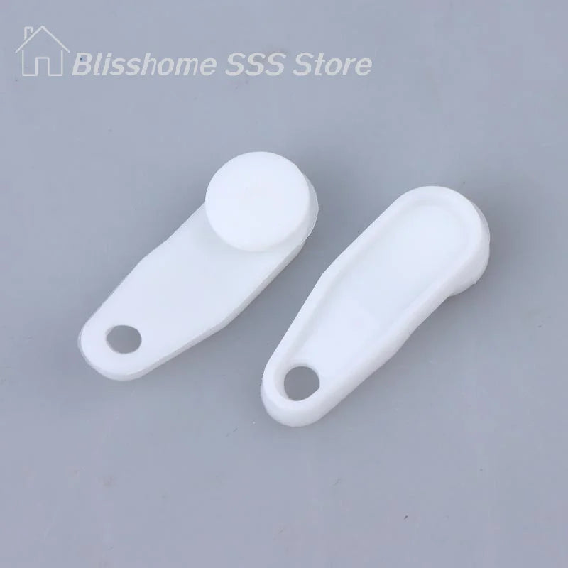 clips fixation blancs durables rideaux modernes plastique lisses chambre coucher