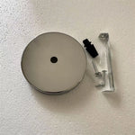 base disque décorative moderne suspension luminaire métal noir or cuivre blanc