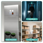 lampe d'urgence led blanc moderne certification rohs fixation murale interrupteur test