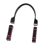 lampe torche rouge noire aimantée led rechargeable pratique moderne