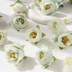 fleurs artificielles pivoine roses feuilles vertes decoration mariage anniversaire intérieur classique multicolore