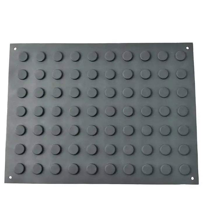 tapis magnétique silicone 12 16 violet circulaire outils médicaux antidérapant réutilisable autoclave ecofriendly