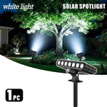 projecteurs solaires led modernes noir ip65 3pcs warm white lumière jardinextérieur abs tringle