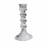 support bougie transparent classique rond durable simple épais romantique vintage