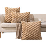 taies d'oreiller douces coussins carrés gris rose jaune moderne non toxiques polyester coton brodés