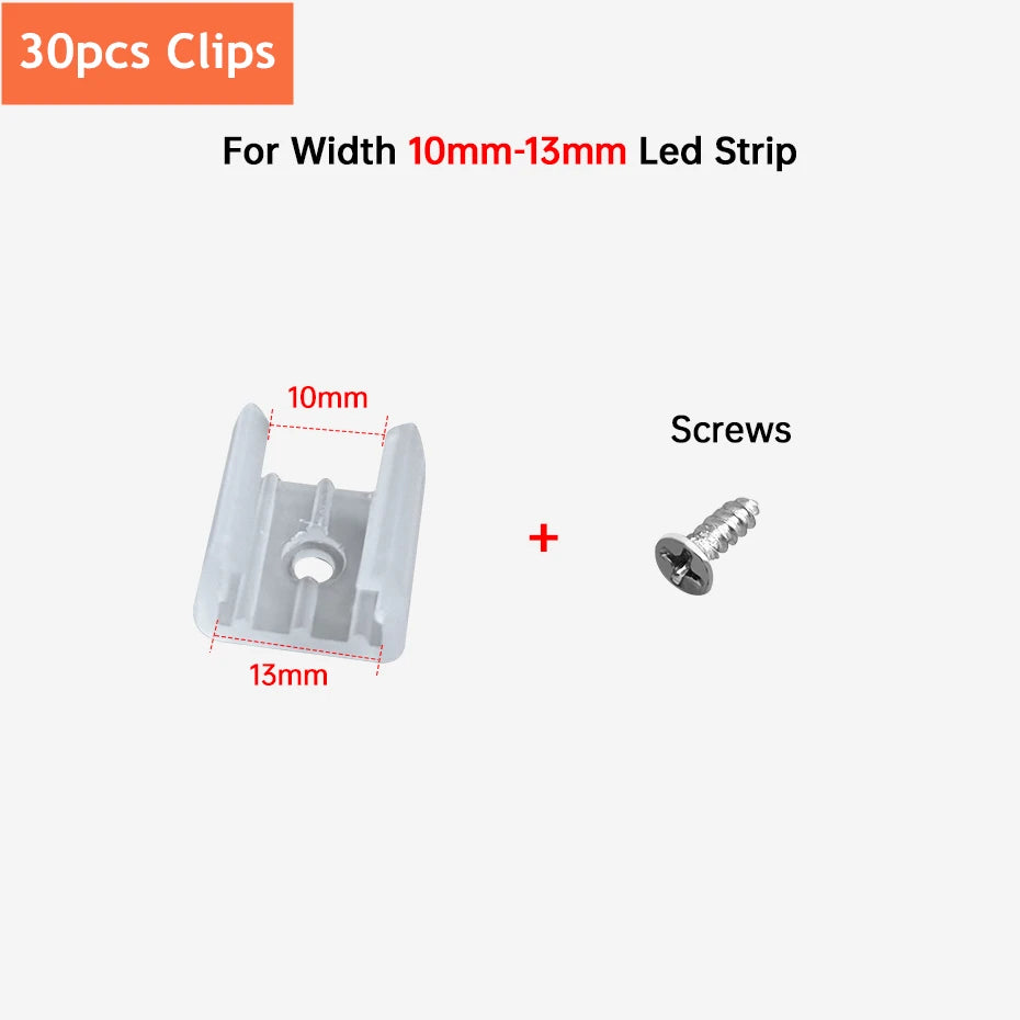 interrupteur minuterie dimmable ruban led cob blanc clips vis moderne 110v 220v eu us