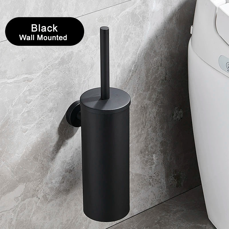 brosse wc murale acier inoxydable or noir argent moderne poignée