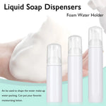 distributeur savon liquide transparent blanc moderne minimaliste 30ml 50ml 60ml 80ml 100ml Pompepression