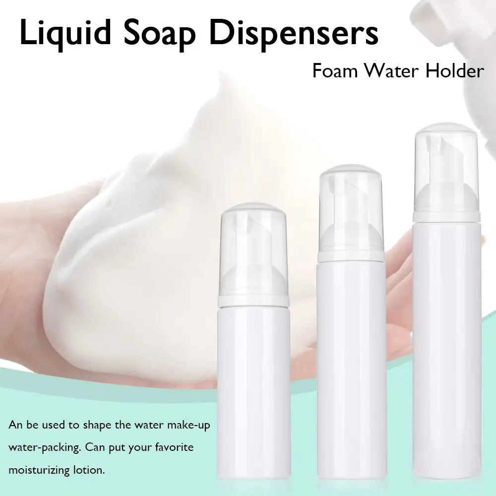 distributeur savon liquide transparent blanc moderne minimaliste 30ml 50ml 60ml 80ml 100ml Pompepression