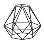 cage bougie moderne abat jour fer fini rustique noir blanc or rose e27 vintage
