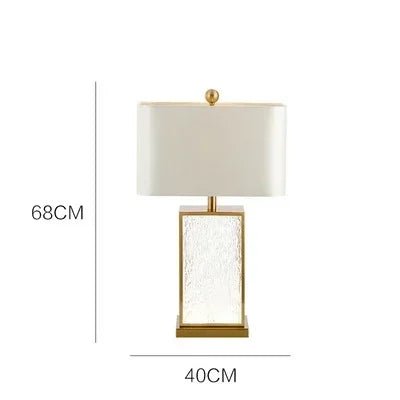 lampe table moderne abat jour texturé verre dépoli led or blanc gris