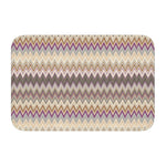 tapis moderne multicolore zigzag antidérapant polyester extérieur intérieur bain chambre