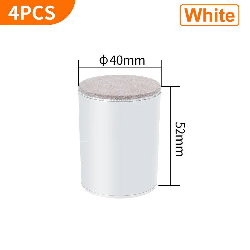support meubles acier noir protecteur sol anti rayure adhésif 3m