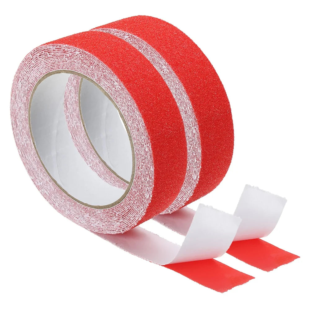 ruban adhésif antidérapant rouge pailleté moderne adhésif scie papier verre non slip tape