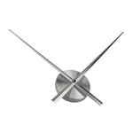 horloge murale moderne mécanisme aiguille métal doré argenté minimaliste nature morte