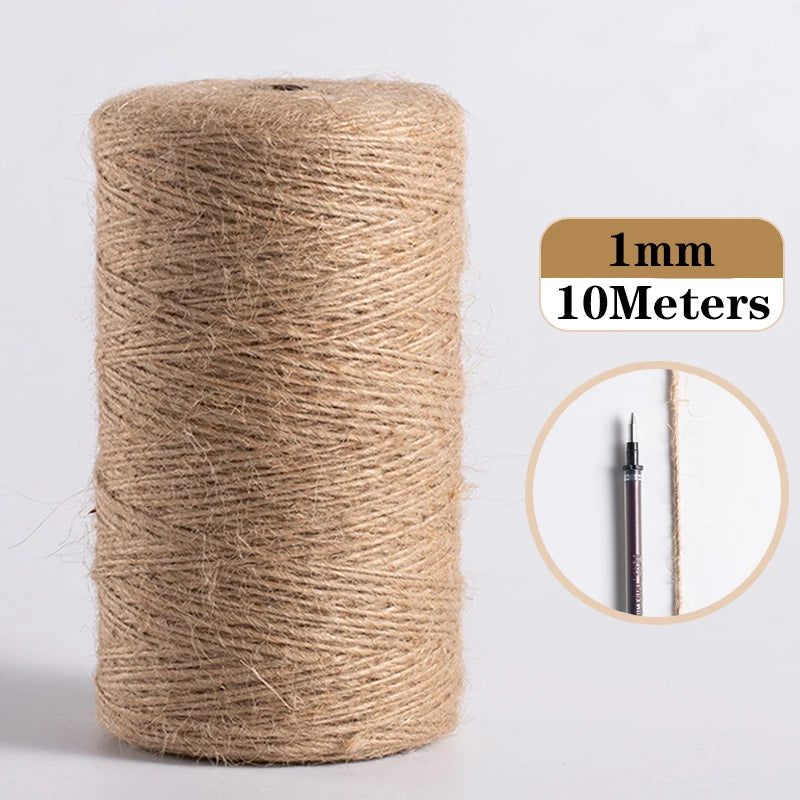 corde coton tissée traditionnelle 10mm 2mètres artisanat sacs vêtements textiles maison écologique haute qualité