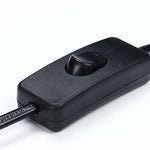 câble électrique interrupteur noir blanc moderne 1m 1.8m 3m 5m vde safe