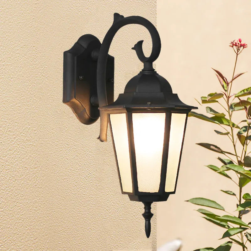 lampe murale classique vintage métal doré antique fixations extérieure intérieure