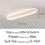 lampe led moderne blanche rectangulaire bord noir éclairage intérieur chambre salon