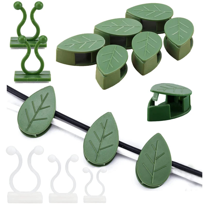 porte plantes adhésifs modernes vert feuille blanc jardin plante grimpante décoration intérieure extérieure auto