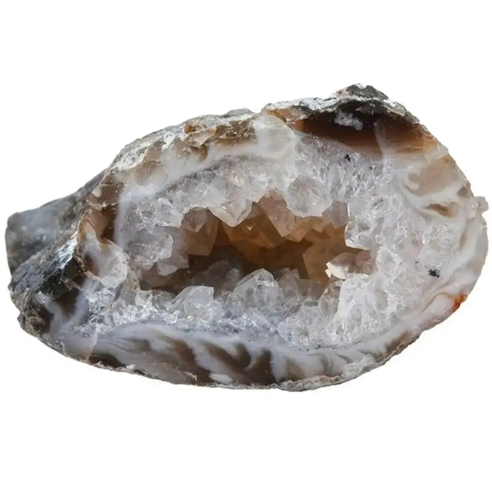 ornements pierre brute naturelle marbrée beige gris noir décoration intérieure moderne sculptée geode agate