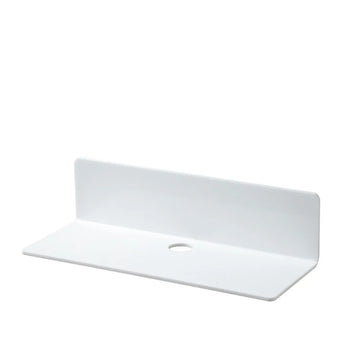 étagères murales acrylique blanc minimaliste adhésive décoration horloge plante figurines action