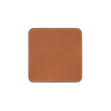 coasters simili cuir marron gris modernes antidérapants imperméables table marron clair marron foncé