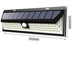 lampe solaire led panneaux solaires capteur mouvement ip65 moderne extérieure sécurité jardin contemporain