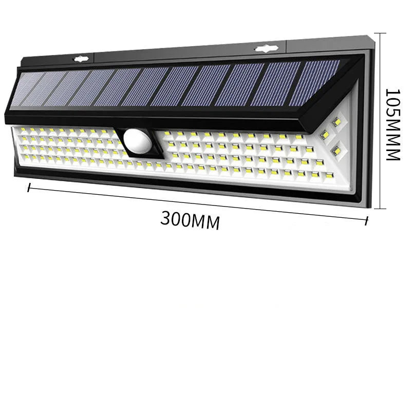 lampe solaire led panneaux solaires capteur mouvement ip65 moderne extérieure sécurité jardin contemporain