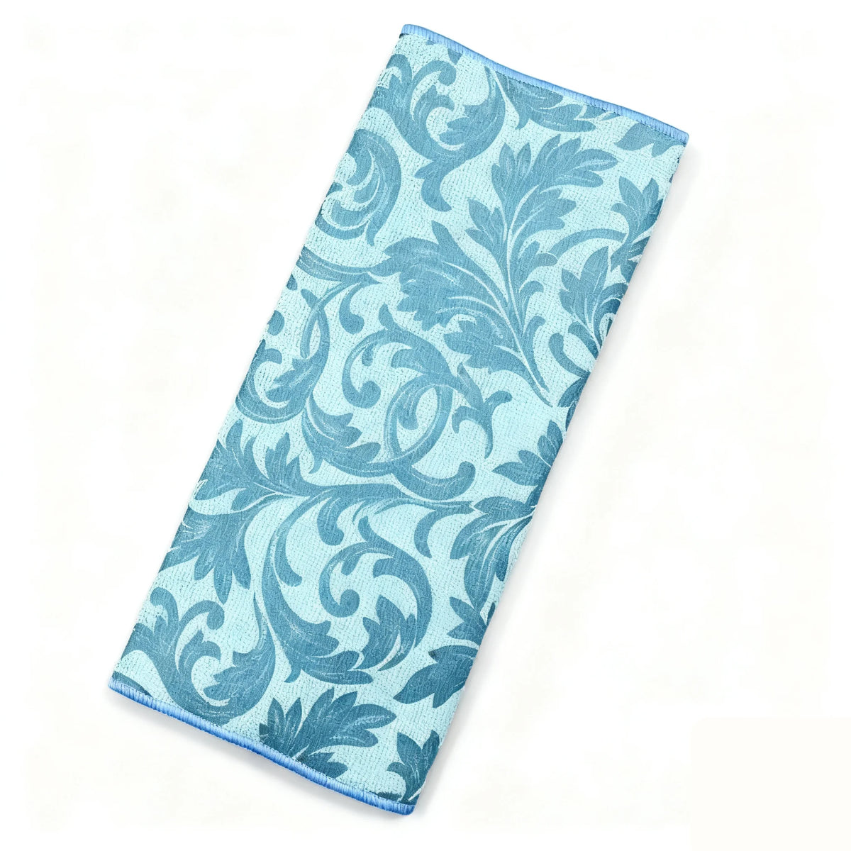 tapis cuisine gris blanc motif floral baroque classique absorbant réversible poly