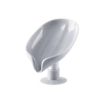 support savon gris rose moderne ventouse salle bain plat lisse opaqué sans perçage